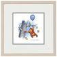 Winnie the Pooh Hunting for Honey - 15" x 15" Framed Paper Print - Art Of Entertainment