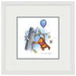 Winnie the Pooh Hunting for Honey - 15" x 15" Framed Paper Print - Art Of Entertainment
