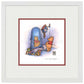 Winnie the Pooh Stout and Round - 15" x 15" Framed Paper Print - Art Of Entertainment