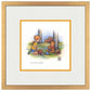 Christopher Robin and Winnie the Pooh Eating Honey - 15" x 15" Framed Paper Print - Art Of Entertainment