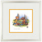 Christopher Robin and Winnie the Pooh Eating Honey - 15" x 15" Framed Paper Print - Art Of Entertainment