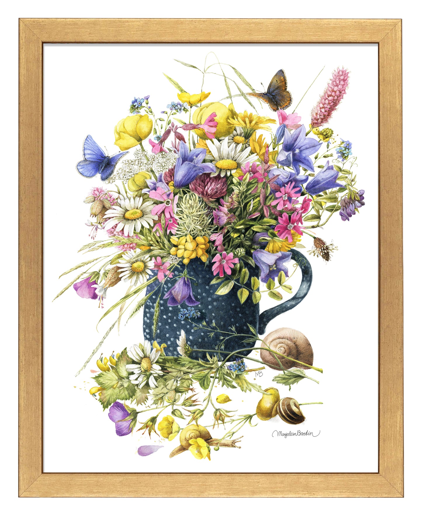 Speckled Blues - Art Prints