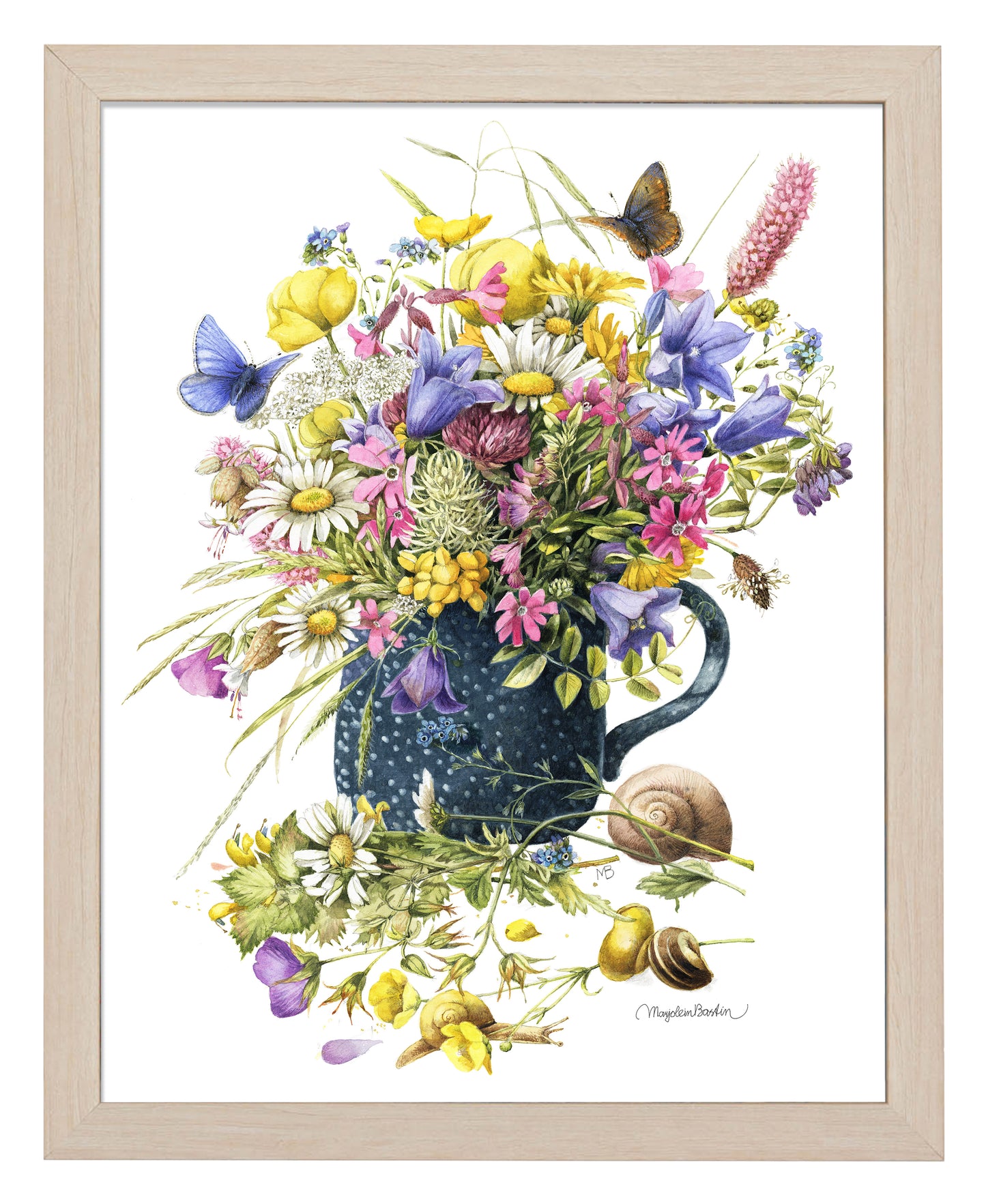 Speckled Blues - Art Prints