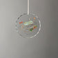 Antique Sled - Round Glass Ornament