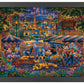 Mickey and Friends Painting in Paris - Standard Art Prints - Art Of Entertainment