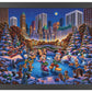 Mickey and Friends Skating in Central Park - Standard Art Prints - Art Of Entertainment