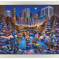 Mickey and Friends Skating in Central Park - Standard Art Prints - Art Of Entertainment