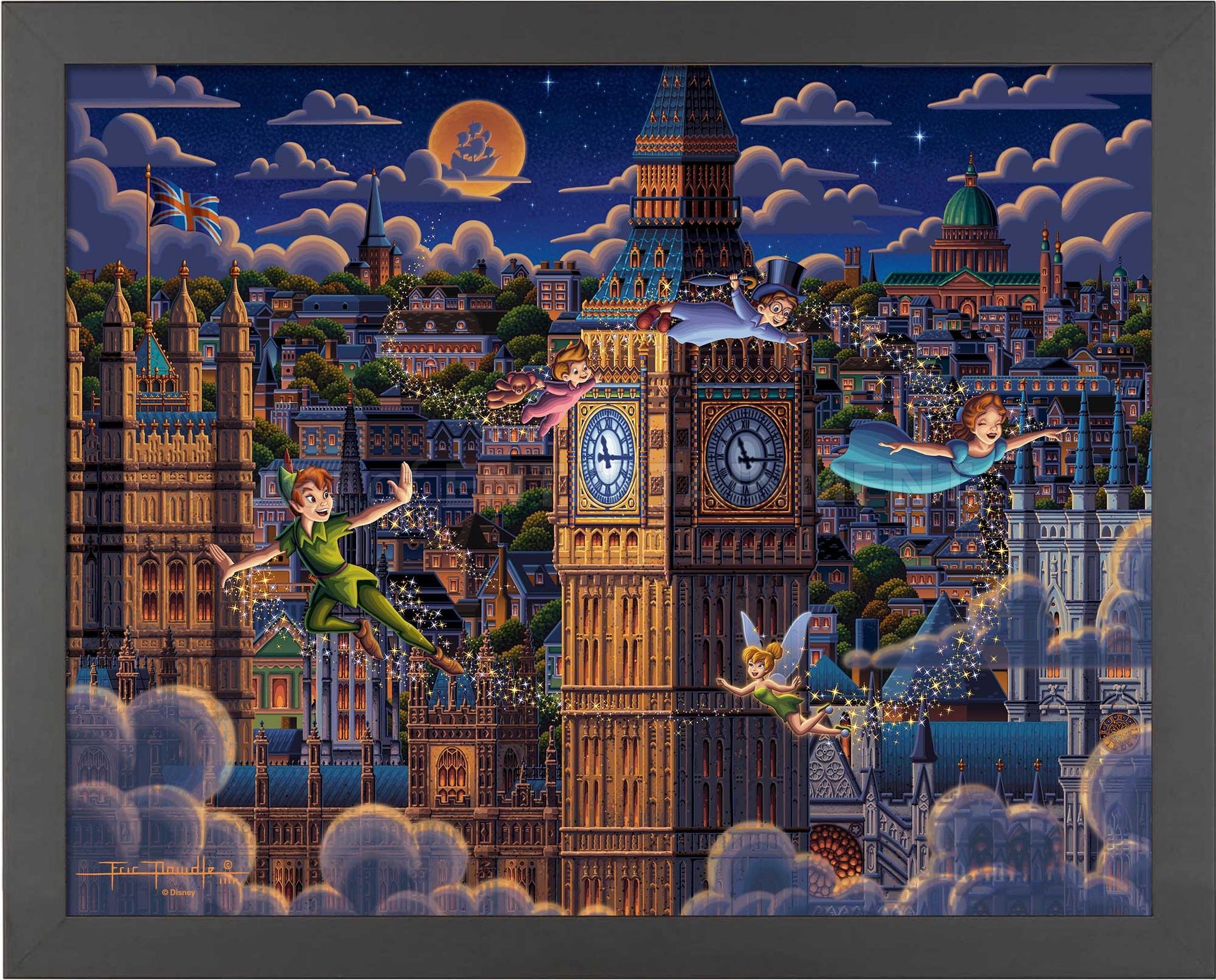 Peter Pan Learning to Fly - Standard Art Prints - Art Of Entertainment