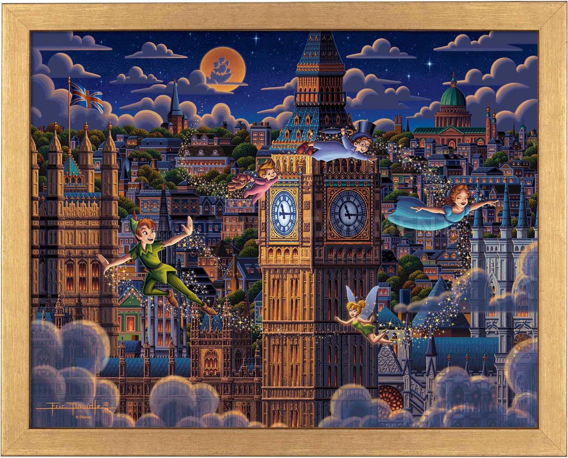 Peter Pan Learning to Fly - Standard Art Prints - Art Of Entertainment