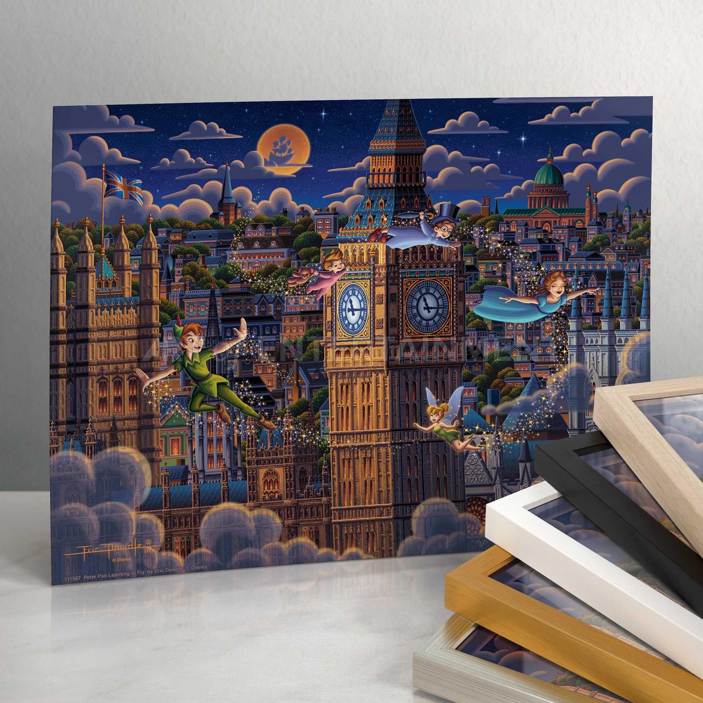 Peter Pan Learning to Fly - Standard Art Prints - Art Of Entertainment