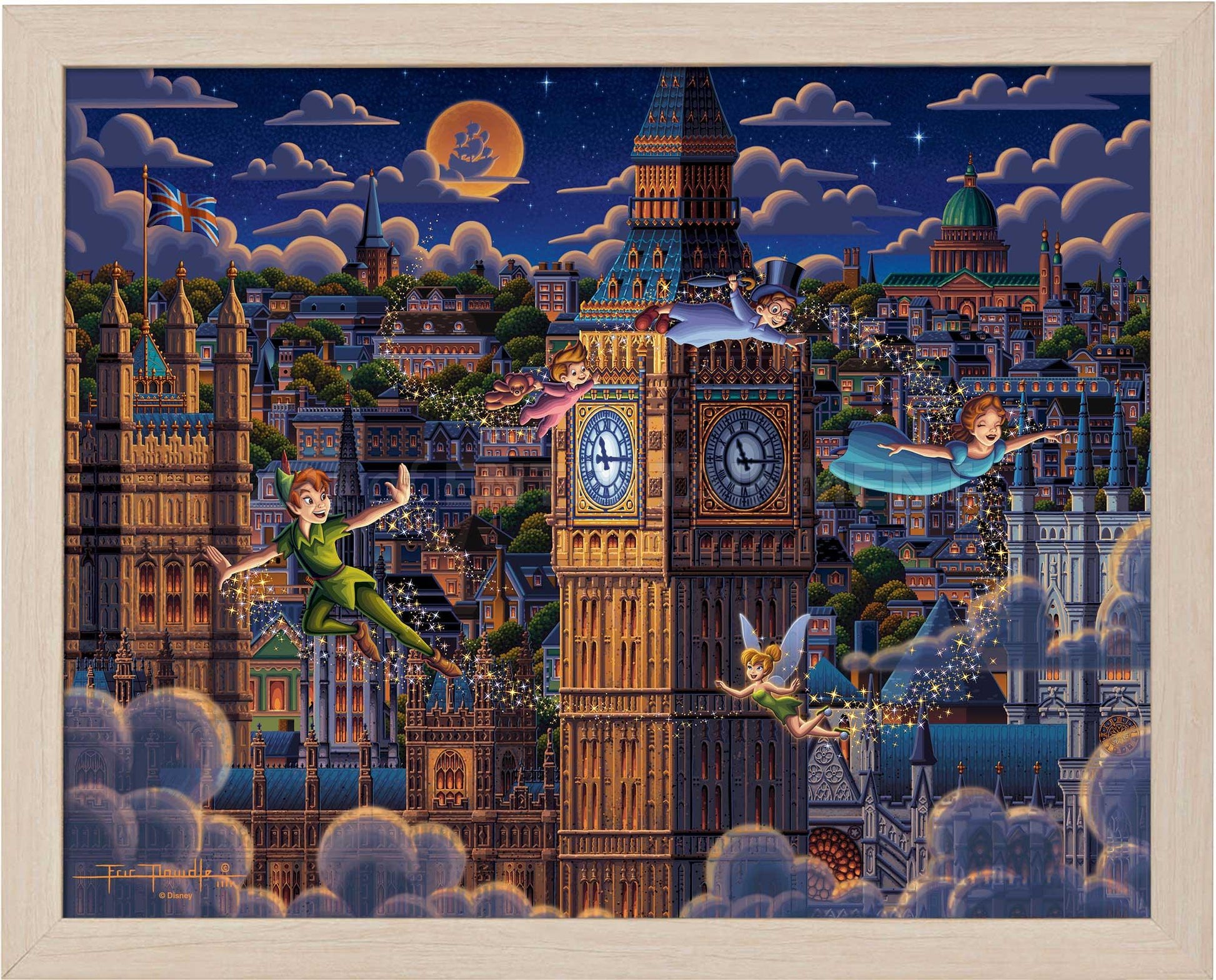 Peter Pan Learning to Fly - Standard Art Prints - Art Of Entertainment