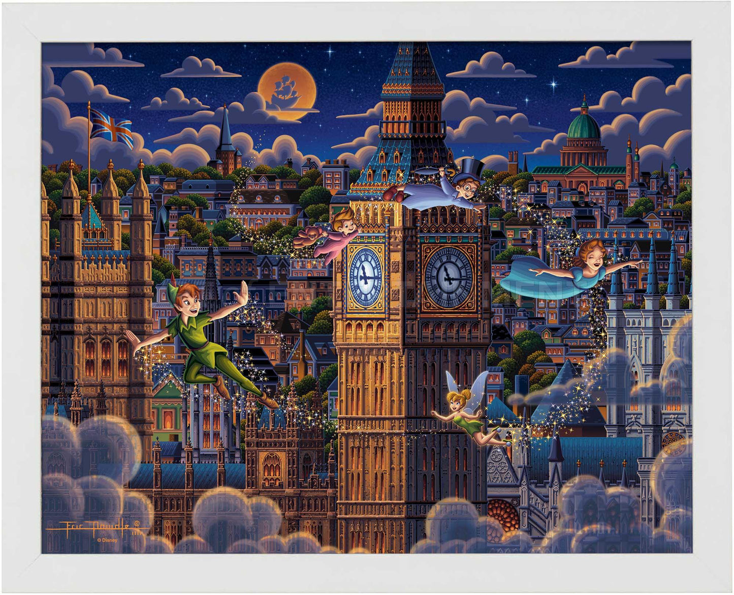 Peter Pan Learning to Fly - Standard Art Prints - Art Of Entertainment