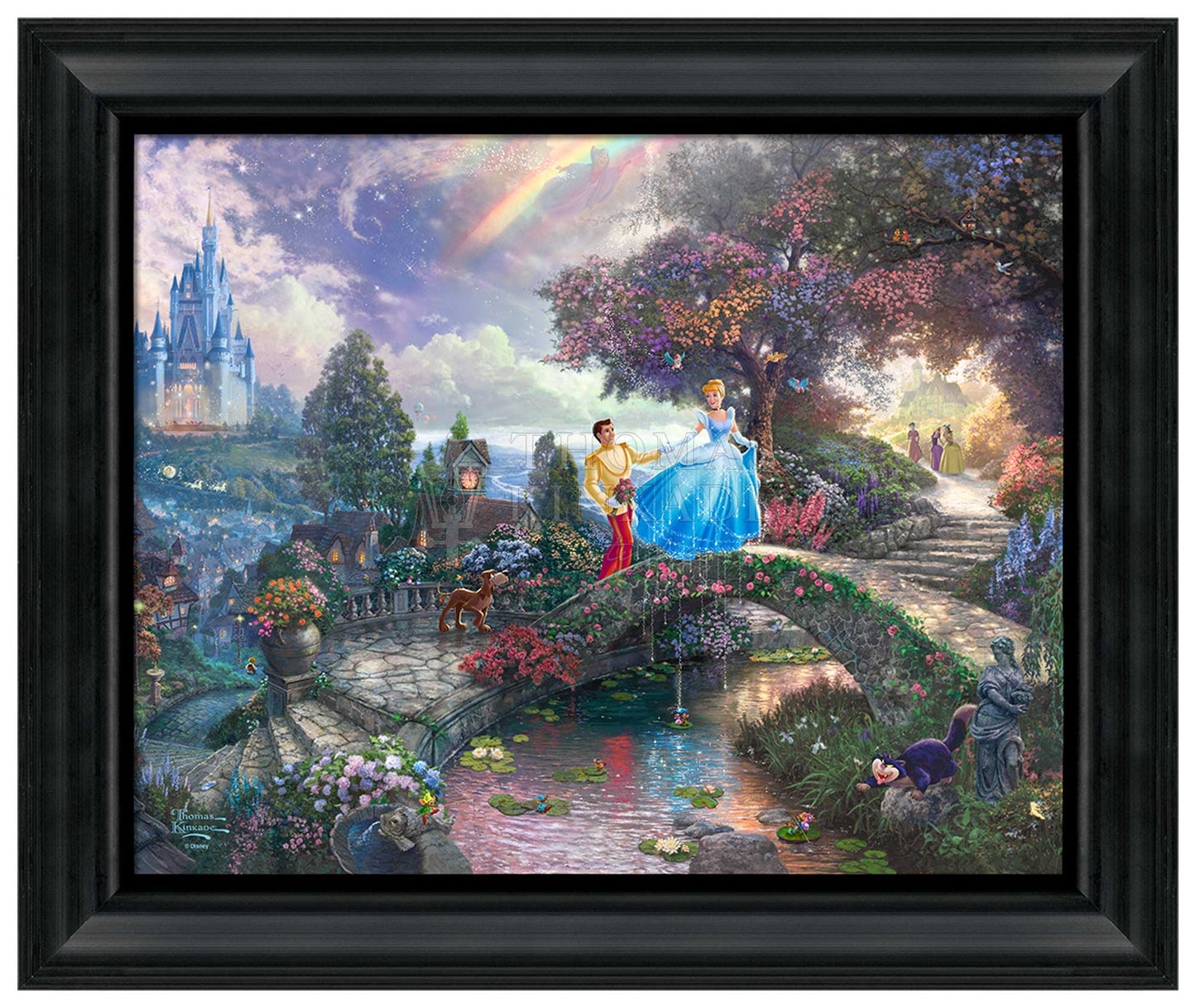 Disney Cinderella Wishes Upon a Dream - 16" x 20" Brushstroke Vignette