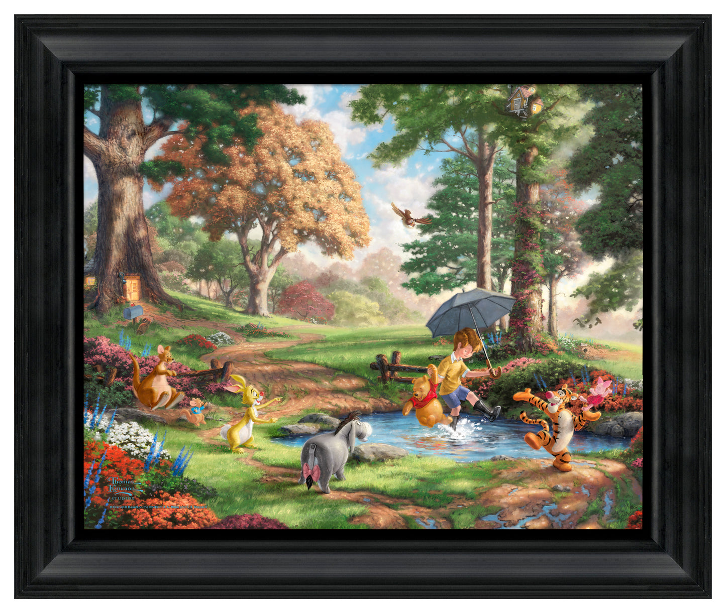 Disney Winnie the Pooh I - 16" x 20" Brushstroke Vignette