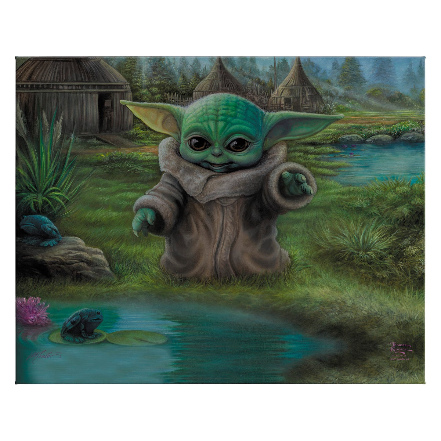 The Mandalorian™ - Child's Play - 24" x 30" Gallery Wrapped Canvas