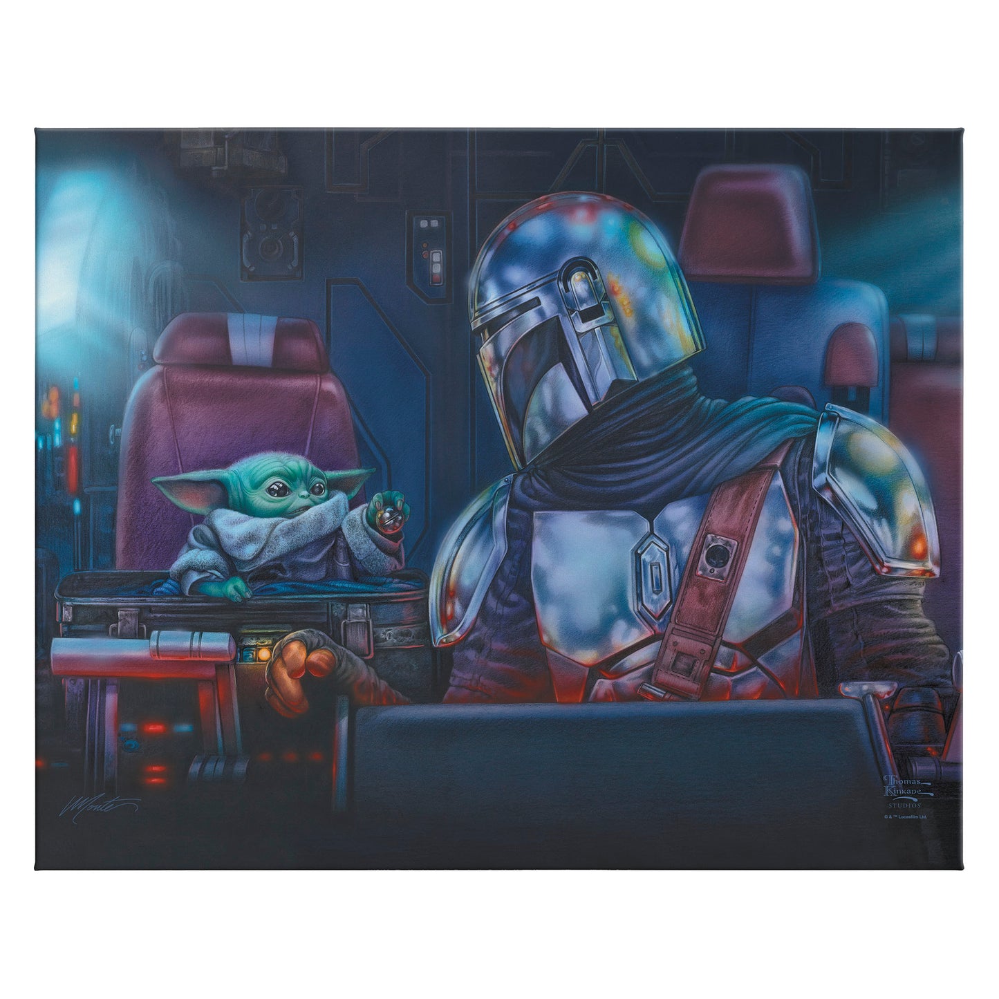 The Mandalorian™ - Two for the Road - 24" x 30" Gallery Wrapped Canvas