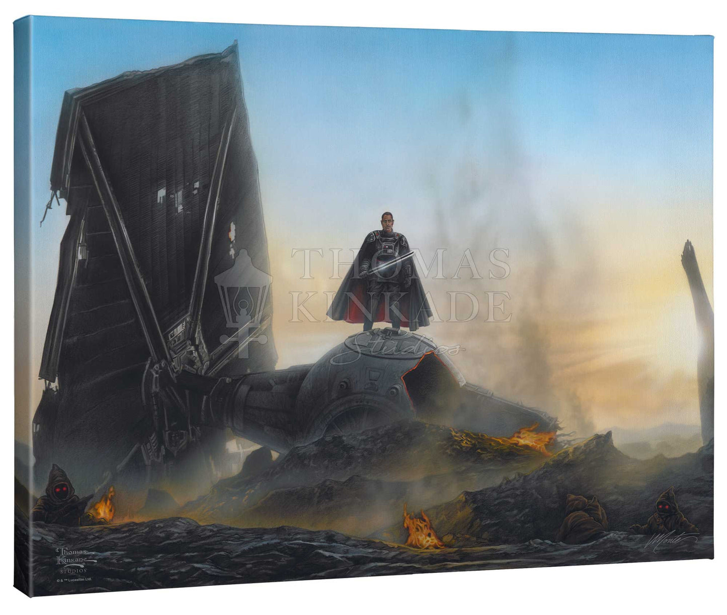 The Mandalorian™ - Undeterred - 24" x 30" Gallery Wrapped Canvas