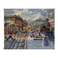 Disney Mickey and Minnie Candy Cane Express - 8" x 10" Gallery Wrapped Canvas