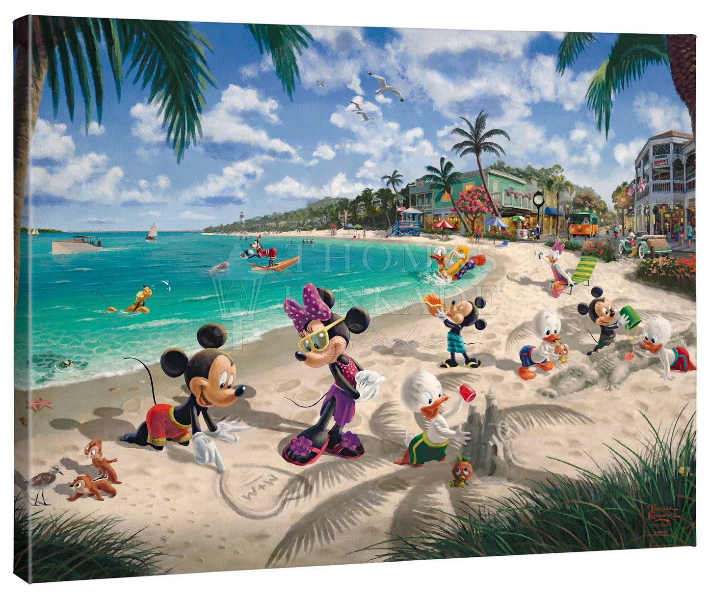 Disney Mickey and Minnie in Florida - 24" x 30" Gallery Wrapped Canvas