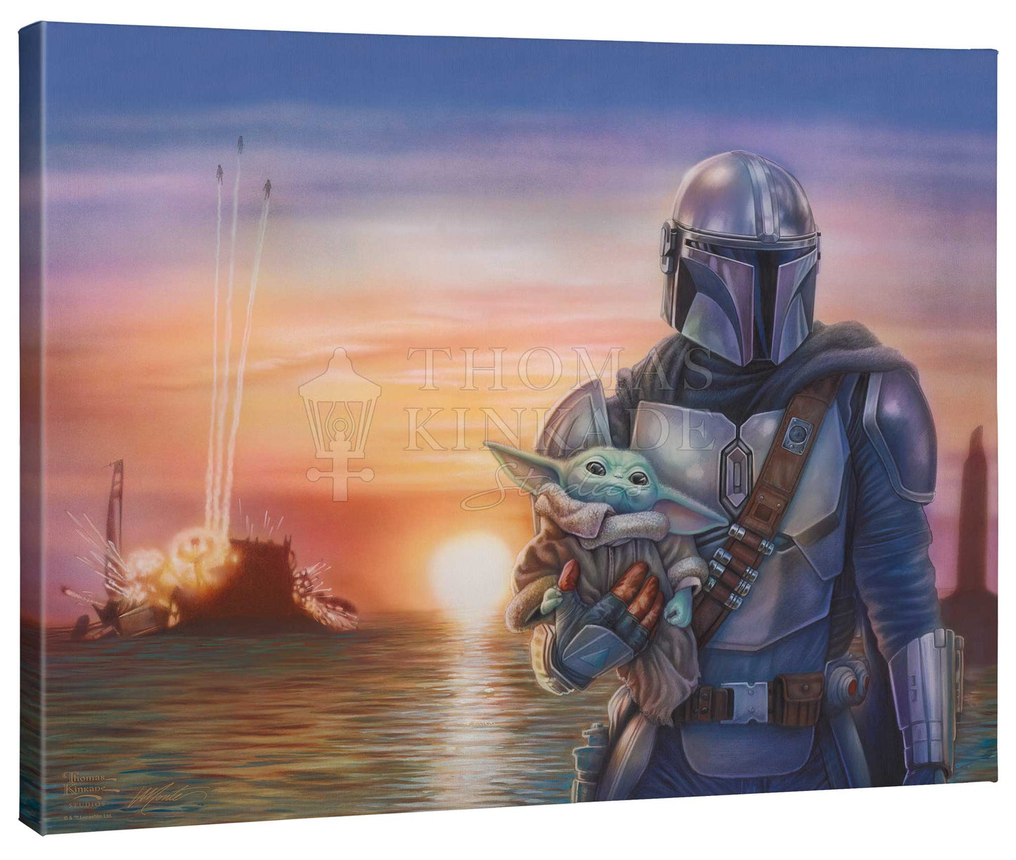The Mandalorian - A New Direction - 24" x 30" Gallery Wrapped Canvas