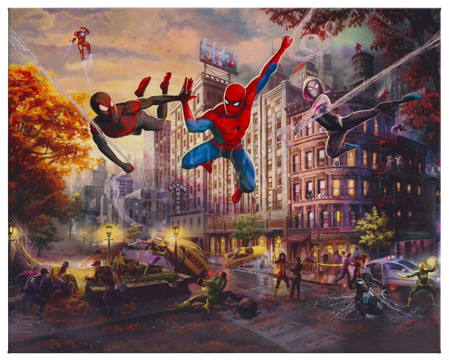 Spider-Man and Friends: The Ultimate Alliance - 24" x 30" Gallery Wrapped Canvas
