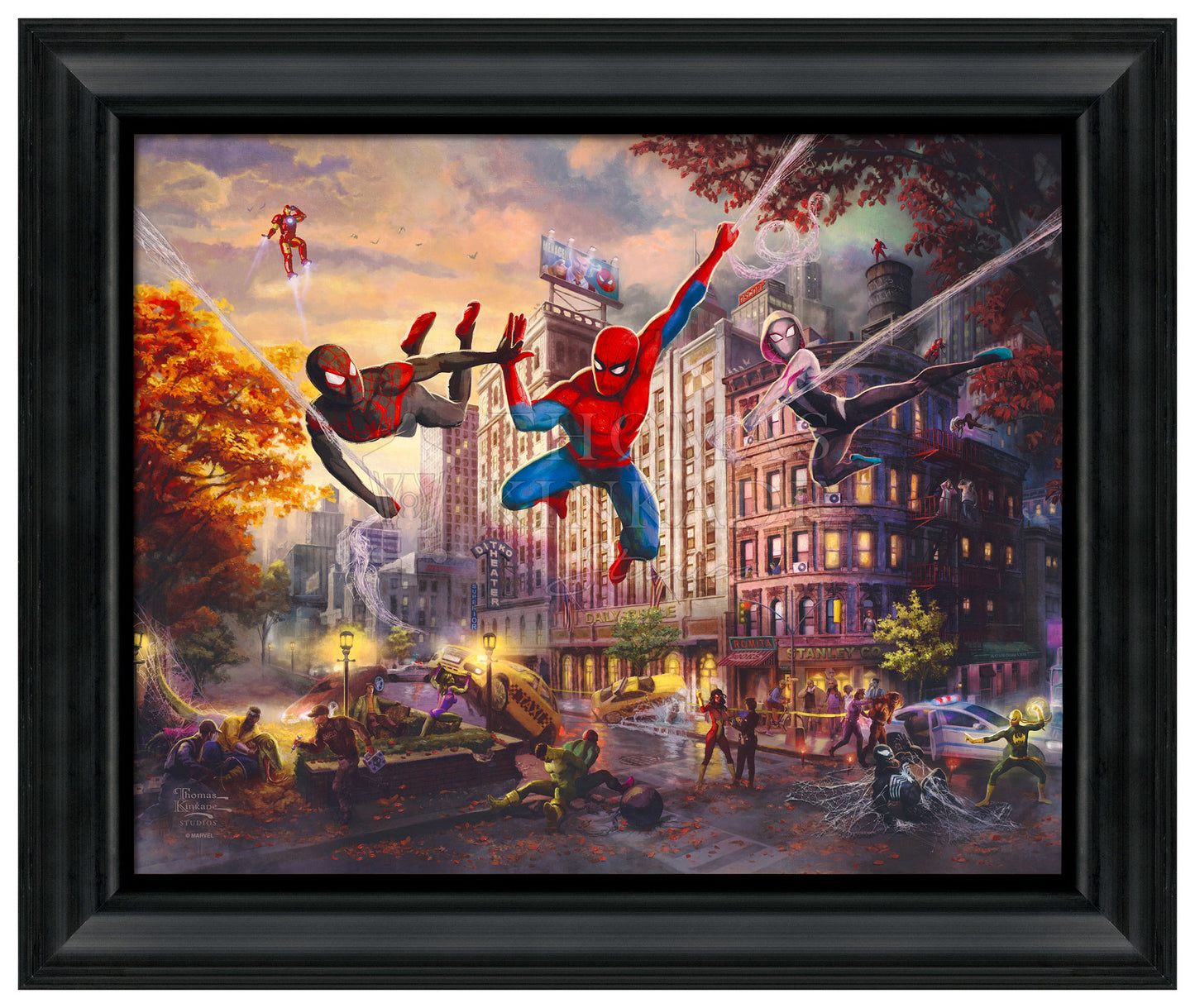Spider-Man and Friends: The Ultimate Alliance - 16" x 20" Brushstroke Vignette