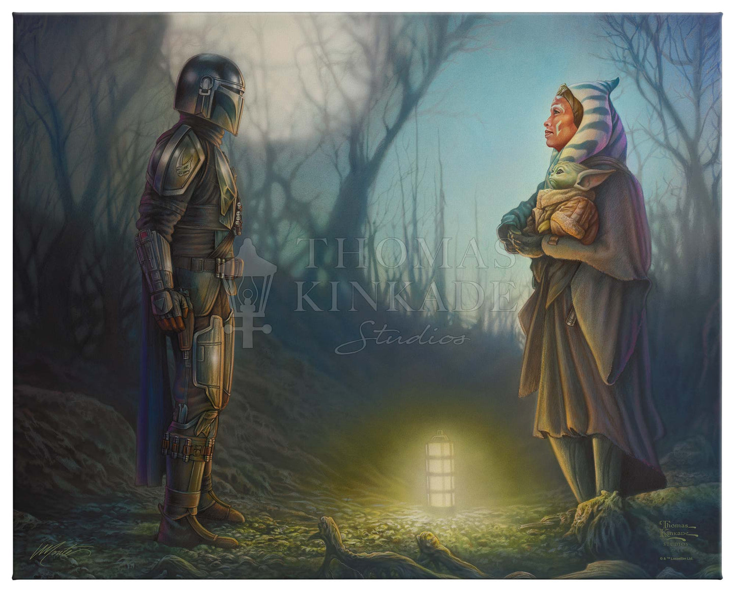 The Mandalorian - Connection - 24" x 30" Gallery Wrapped Canvas