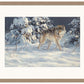 Winter Stroll — Gray Wolf - Limited Edition Paper