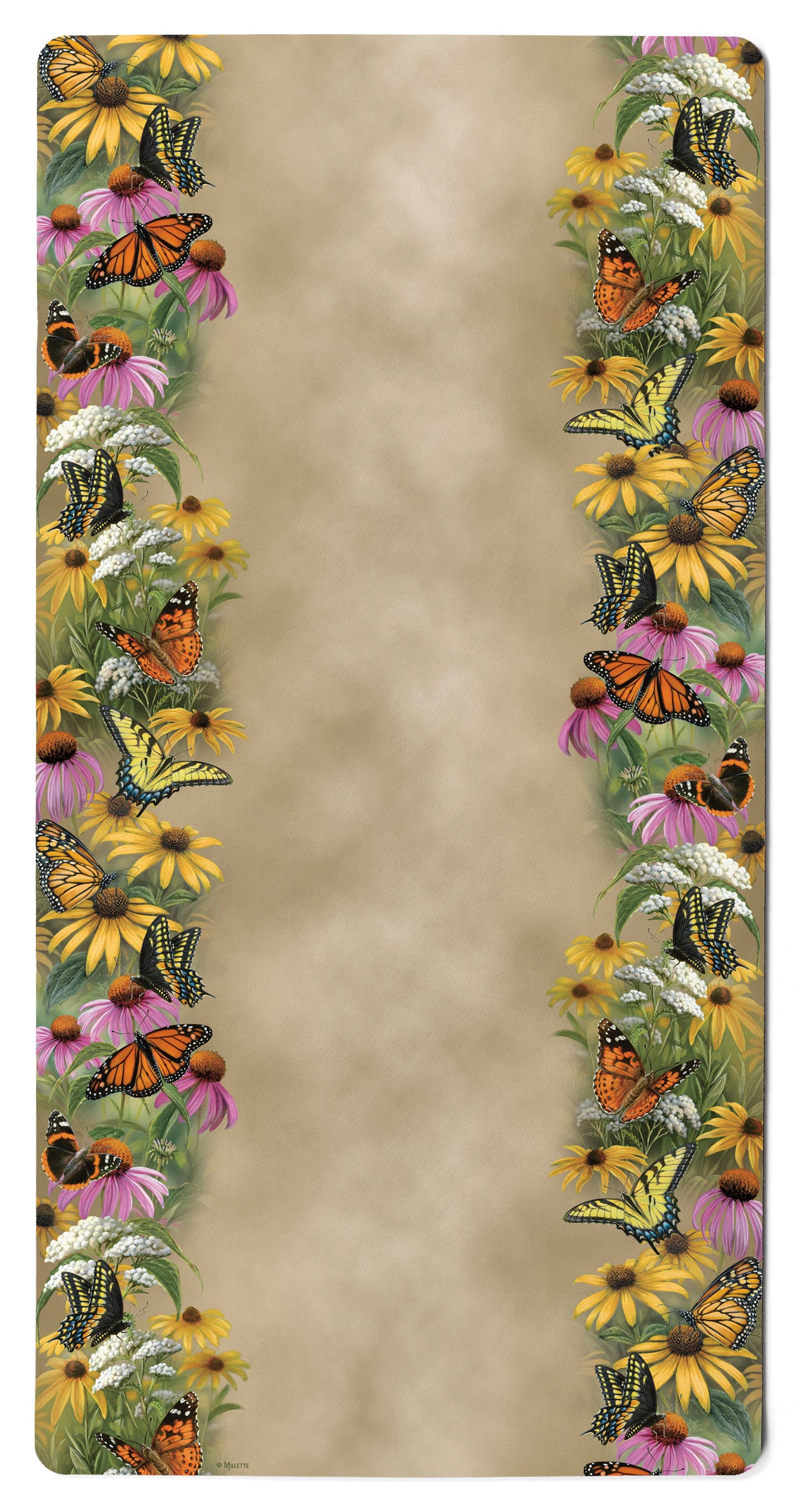 Butterfly Pattern - 2' x 4' Floor Mat