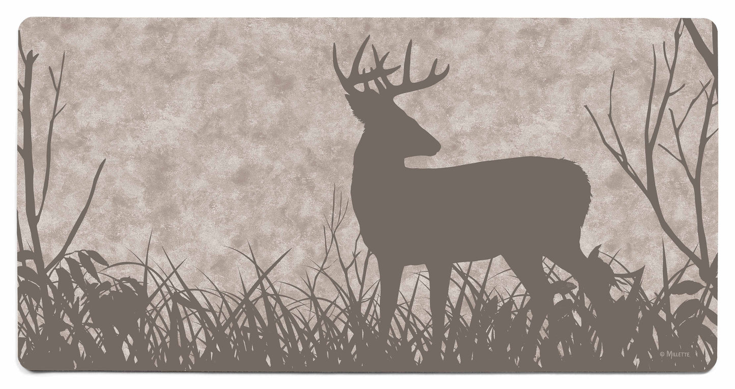 Deserted Farmstead - Whitetail Deer - 2' x 4' Floor Mat