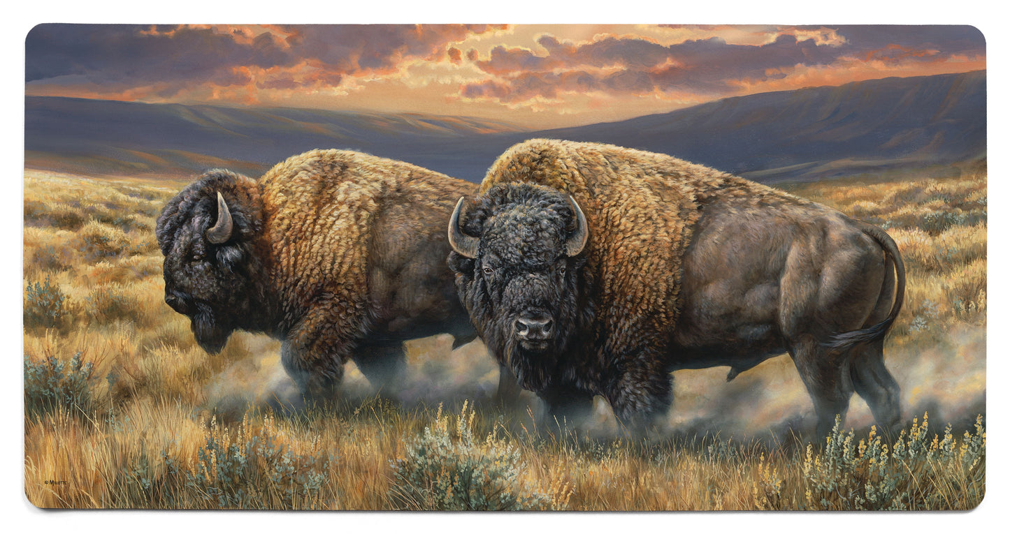 Dusty Plains - Bison - 2' x 4' Floor Mat