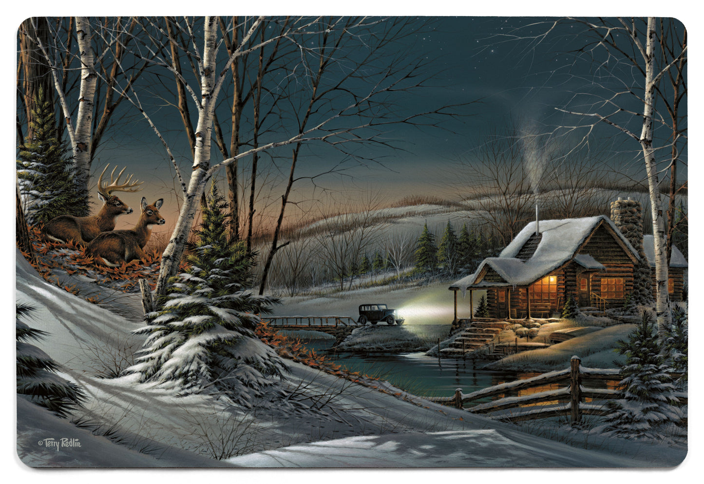 Evening with Friends - 2' x 3' Floor Mat
