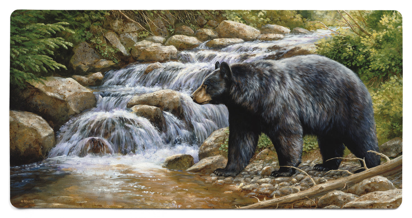Shadow of the Forest - Black Bear - 2' x 4' Floor Mat