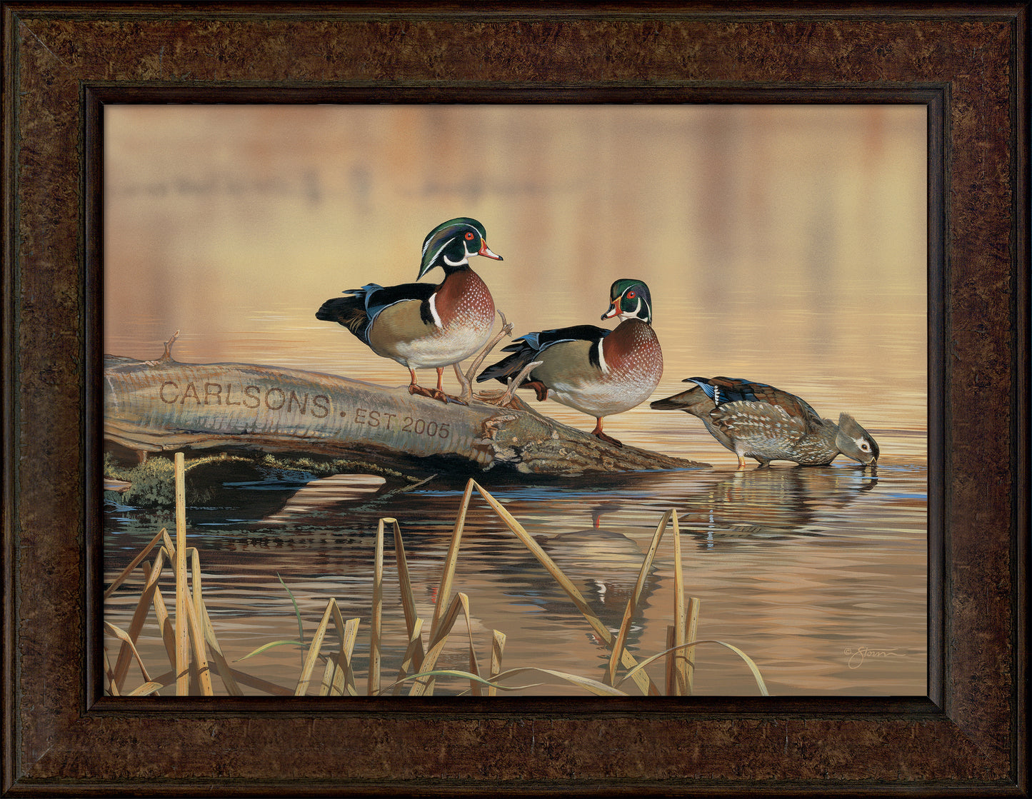 Resting Place - 18" x 25" Personalized Rustic Matte Framed Canvas