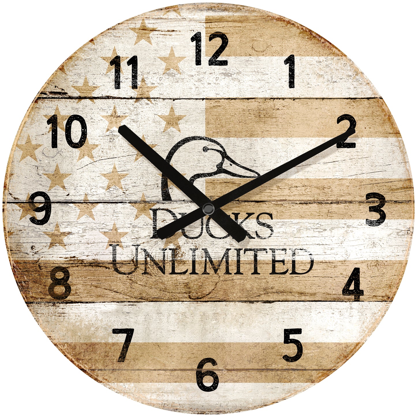 Patriotic - 21" Round Clock