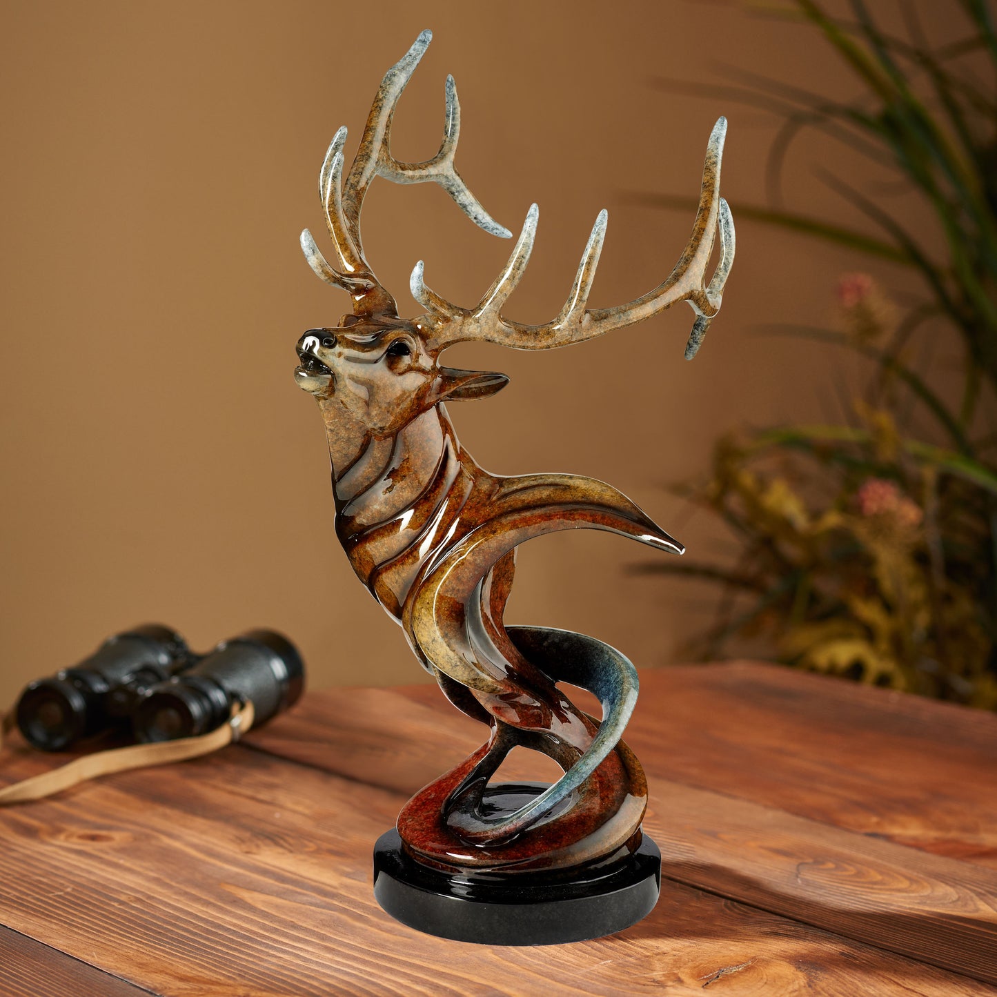 Voice Elk Bust - Sculpture