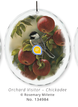 Orchard Visitor - Chickadee - Suncatcher