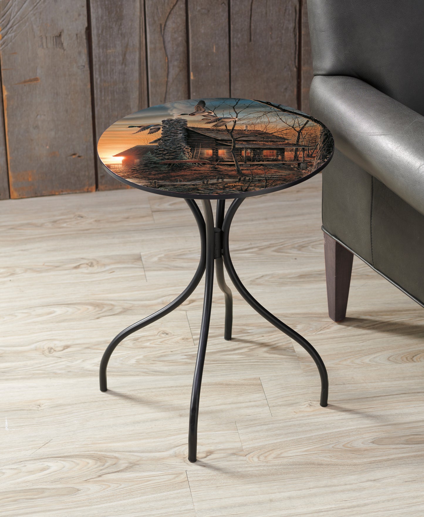 Golden Retreat - 18" Metal Table