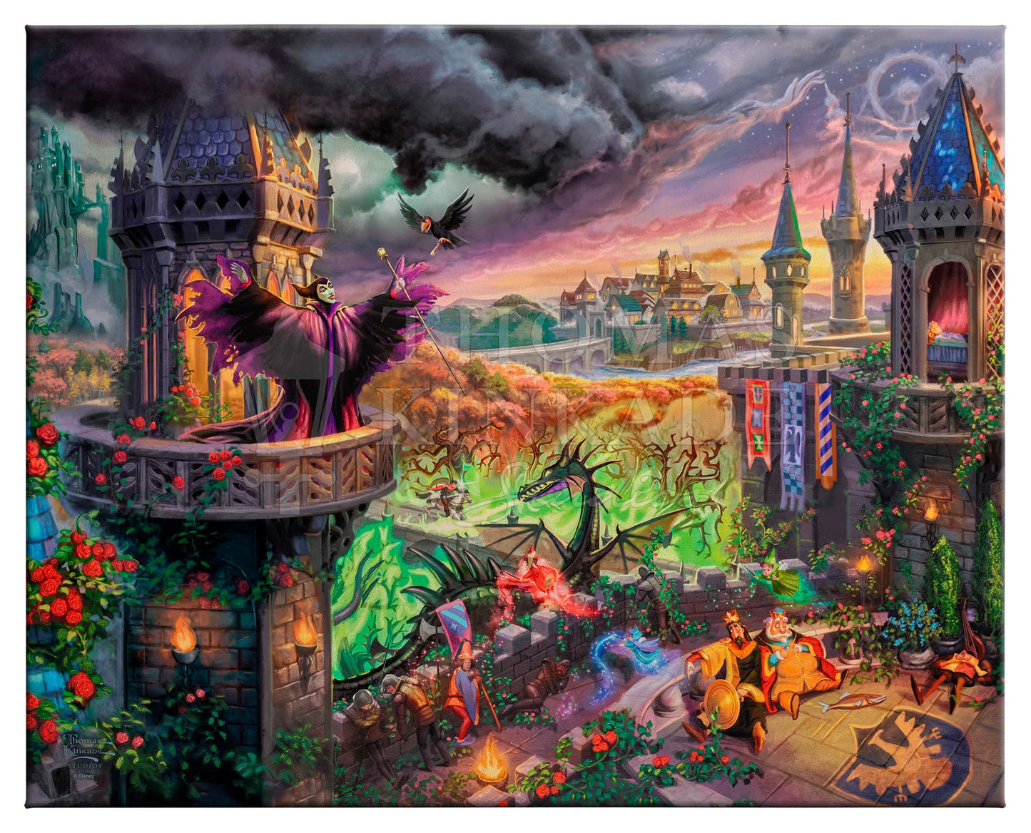 Disney Maleficent - 24" x 30" Gallery Wrapped Canvas