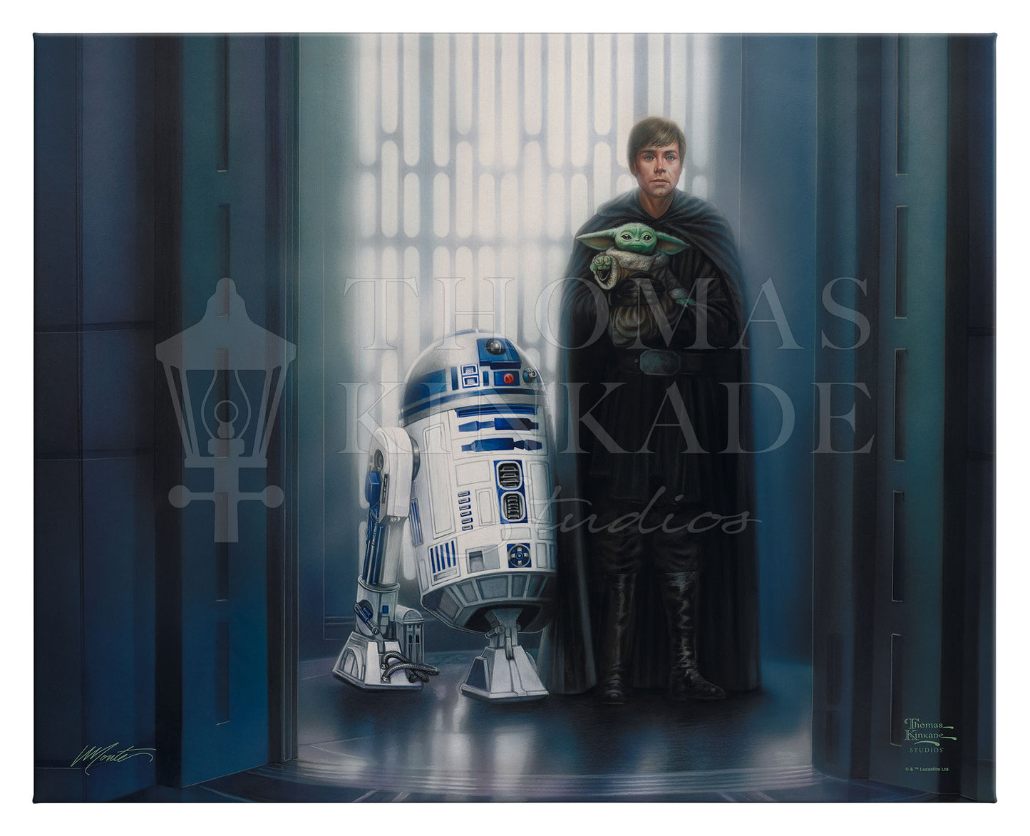 The Mandalorian - In Good Hands - 24" x 30" Gallery Wrapped Canvas