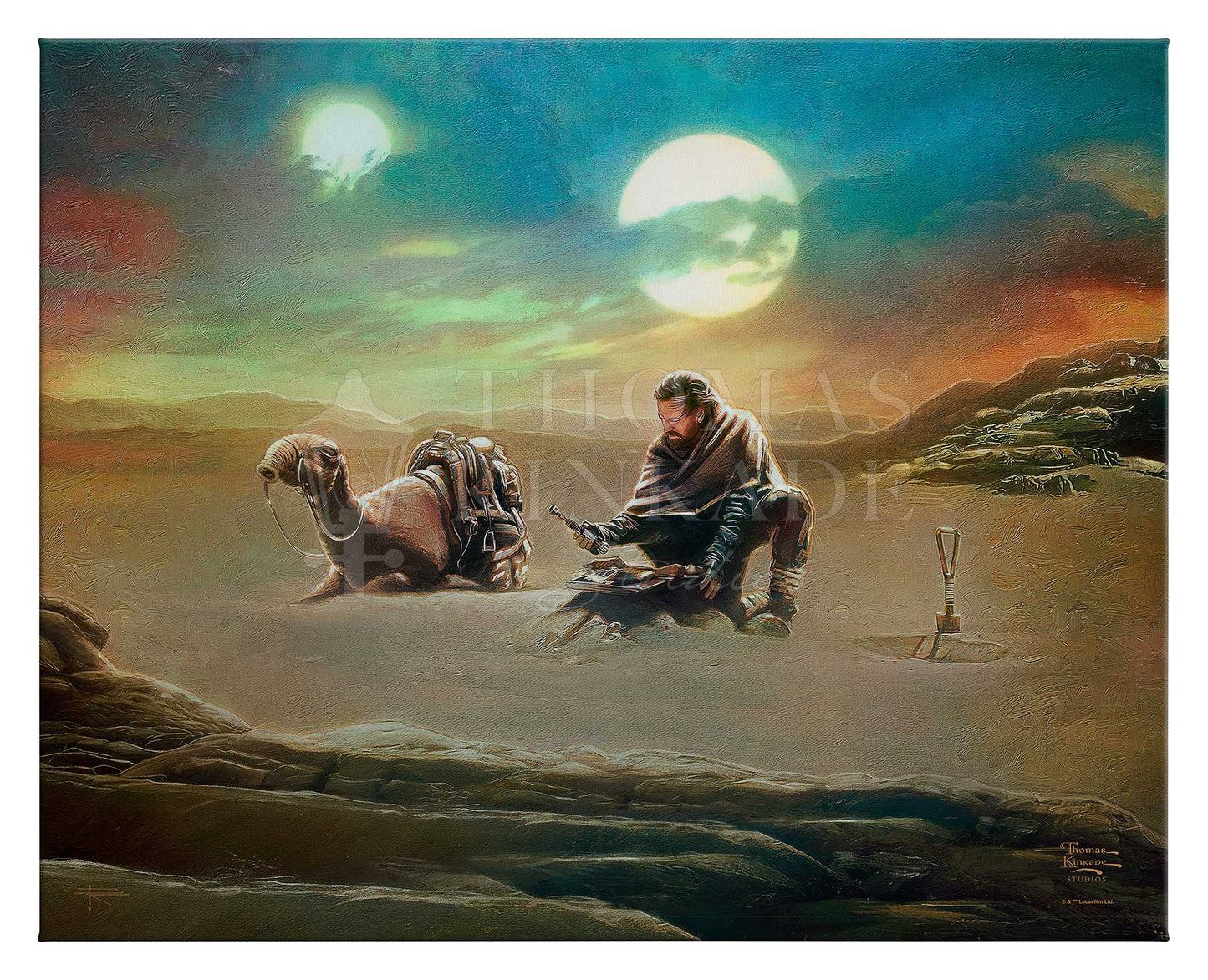 Obi-Wan Kenobi - Returning to His Past - 24" x 30" Gallery Wrapped Canvas