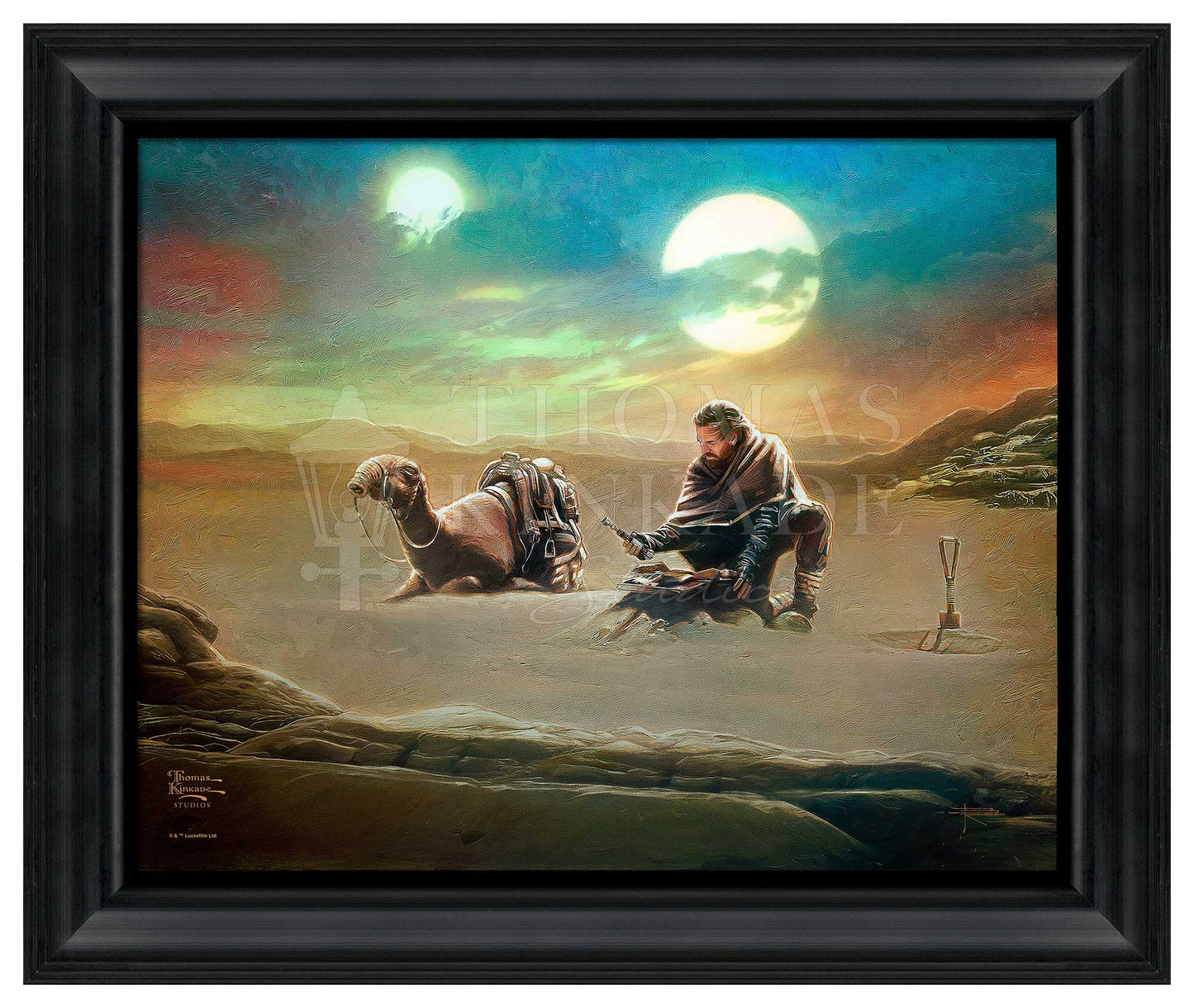 Obi-Wan Kenobi™ - Returning to His Past - 16" x 20" Brushstroke Vignette