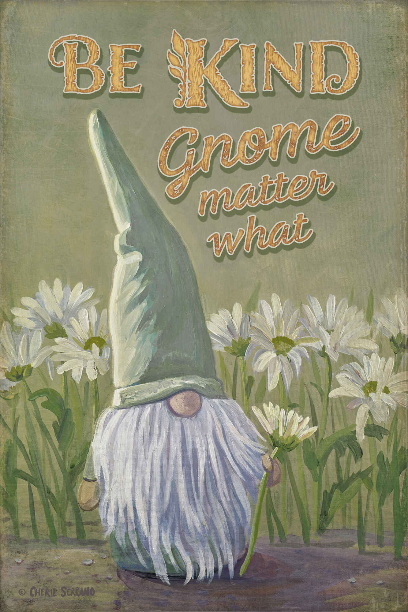 Be Kind Gnome Matter What - 18" x 12" Wood Sign