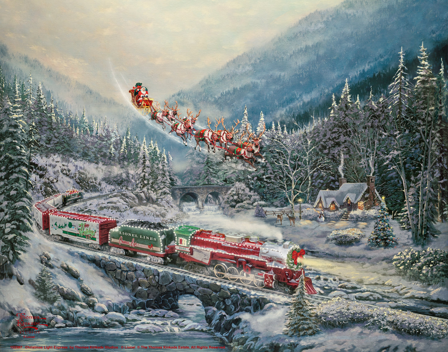 Christmas Light Express - Art Prints
