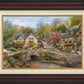 Summer in Cobblestone Village - Limited Edition Canvas