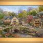 Summer in Cobblestone Village - Limited Edition Canvas