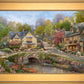 Summer in Cobblestone Village - Limited Edition Canvas