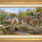 Summer in Cobblestone Village - Limited Edition Canvas