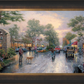 Carmel, Sunset on Ocean Avenue - Limited Edition Canvas