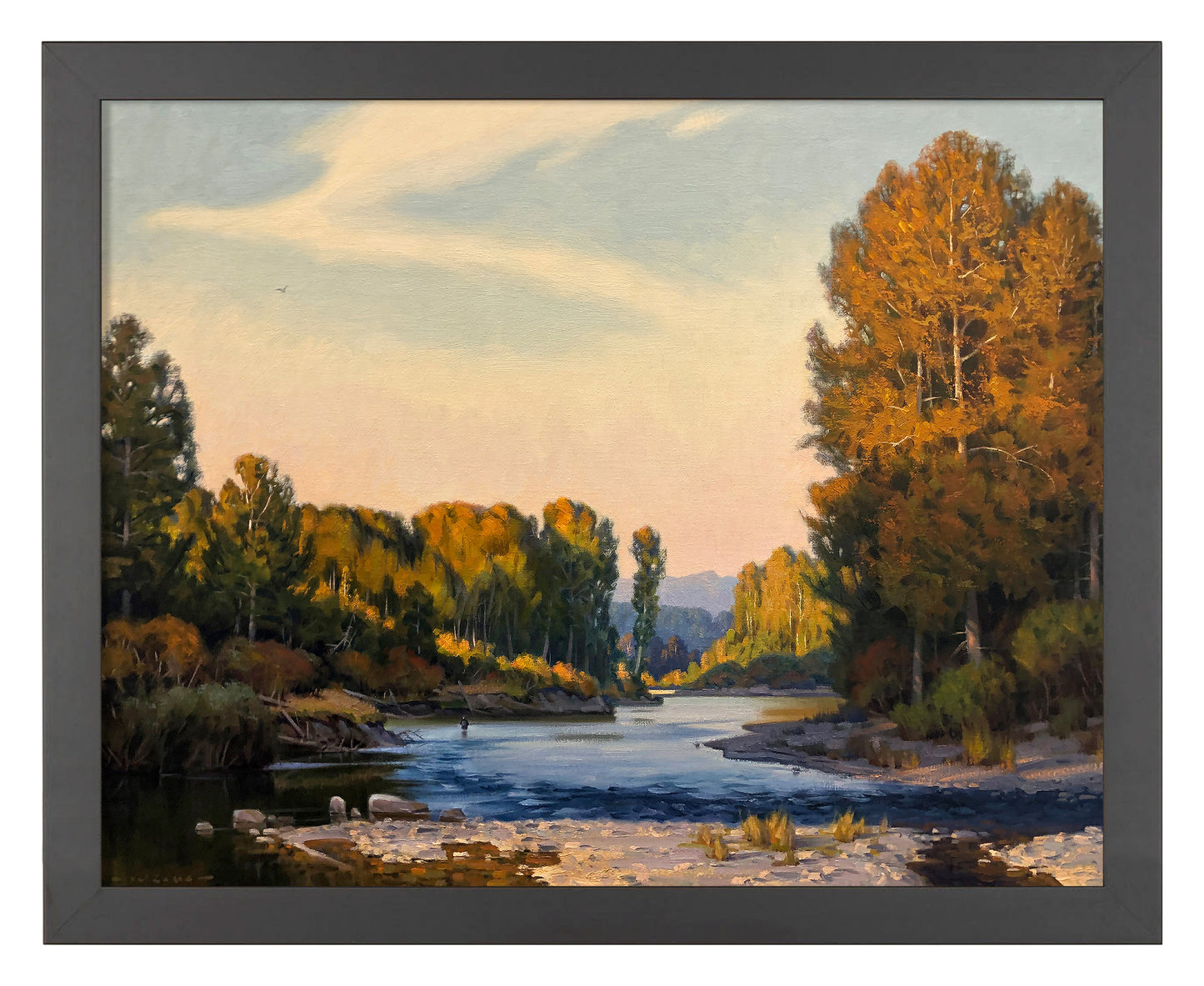 Autumn Evening Snoqualmie River - Art Prints